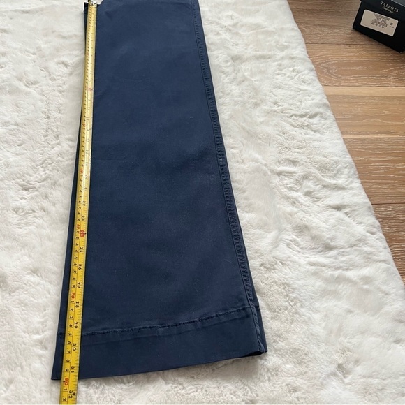 J CREW Navy Cotton Wide Leg Pants Sz 00 NWT - Picture 9 of 9